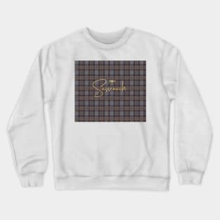Sassenach Pattern Crewneck Sweatshirt